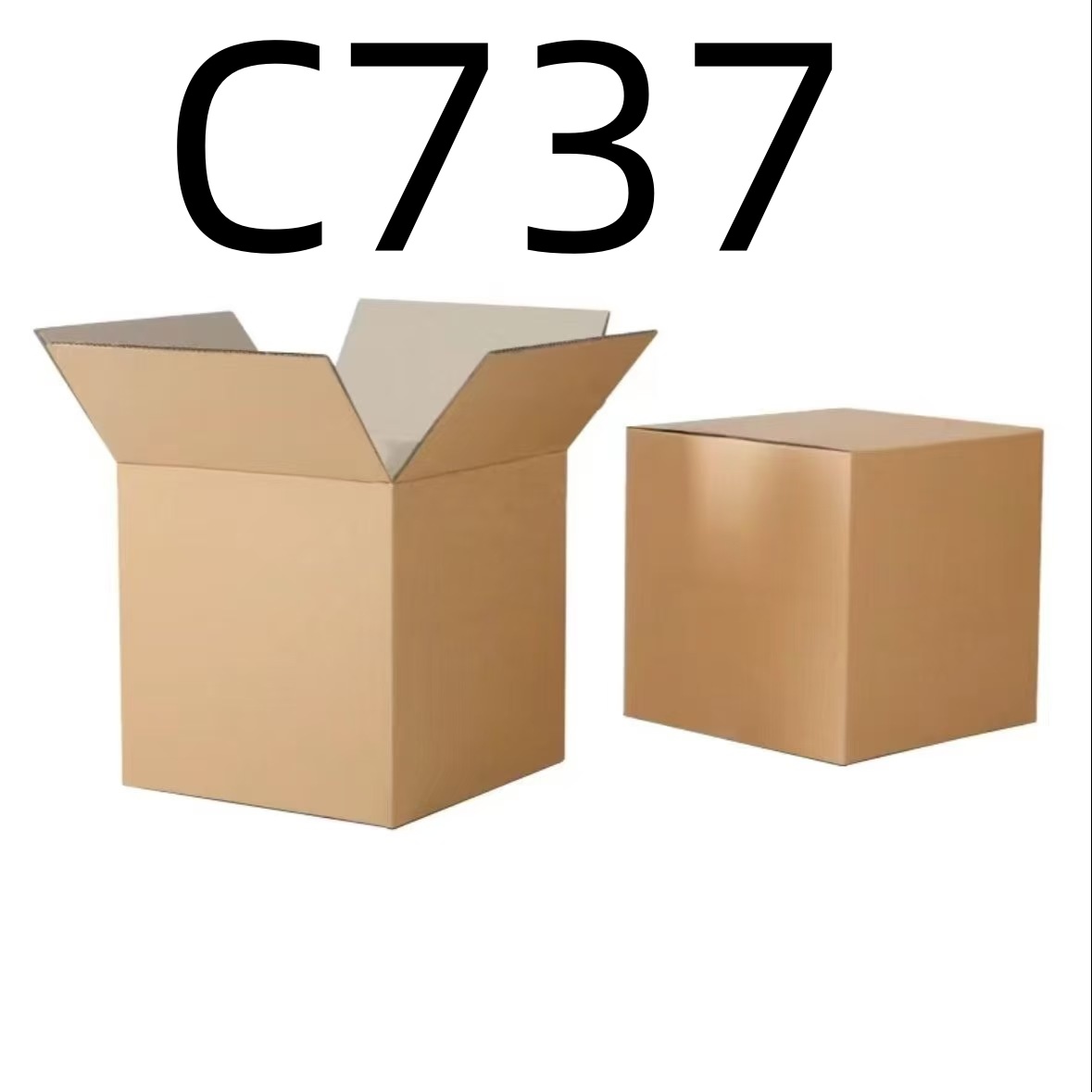 99新  【按照主播讲解下单】C737 编号纸箱 3C数码家用百货桌面摆件