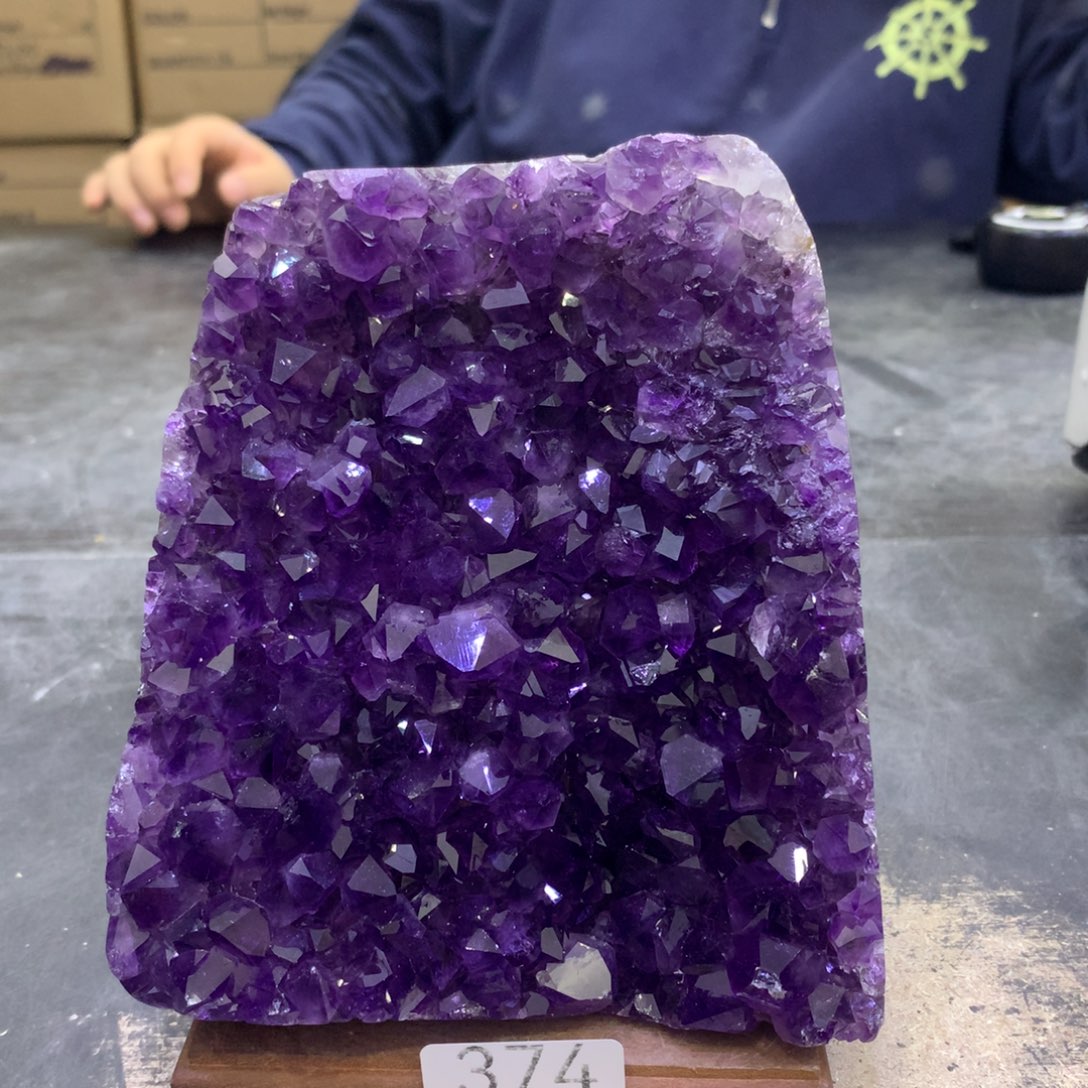 水晶摆件未镶嵌紫晶374