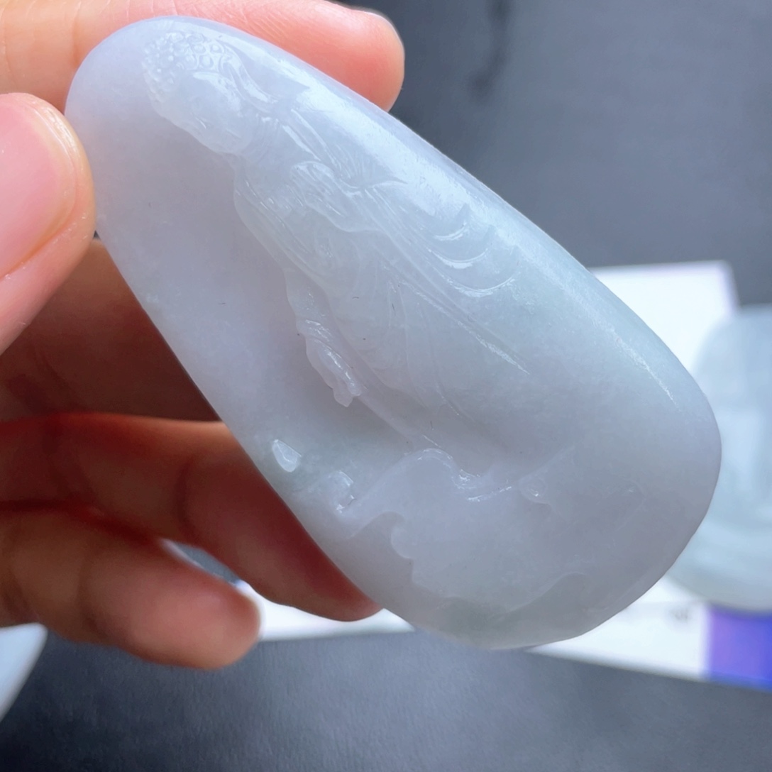 定制翡翠未镶嵌翡翠吊坠