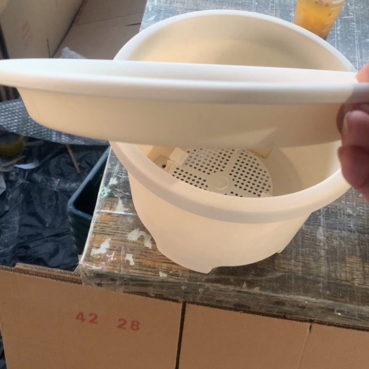 ?****26口米色球根托盘4个