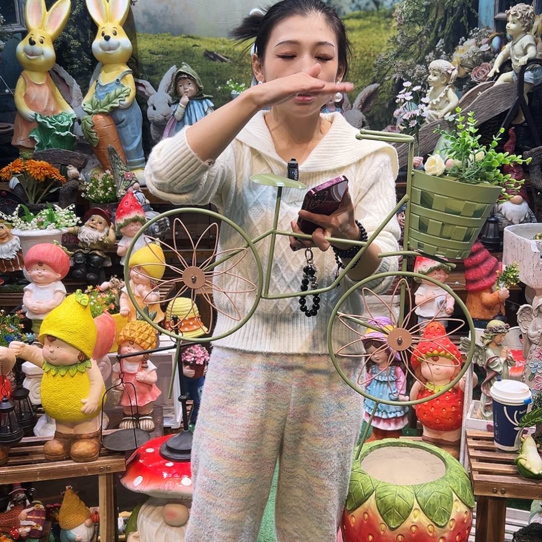 花园摆件红红火火