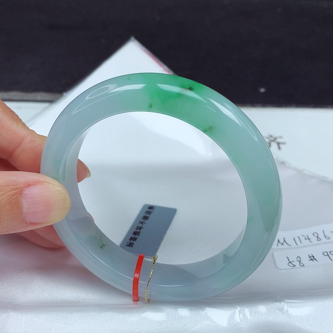 未镶嵌手镯翡翠58圈4862