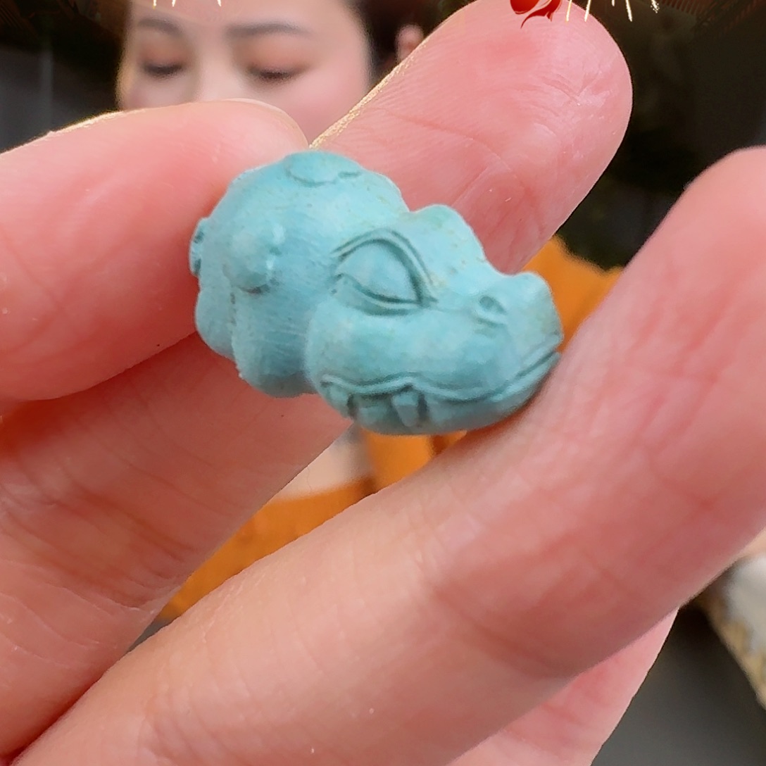 绿松石珠宝奇石未镶嵌