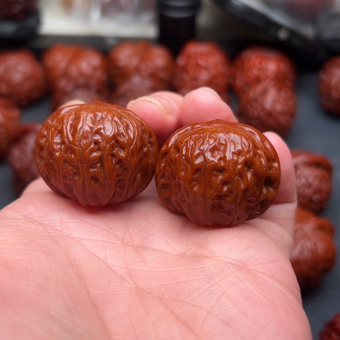 吊坠文玩核桃34乾隆磨