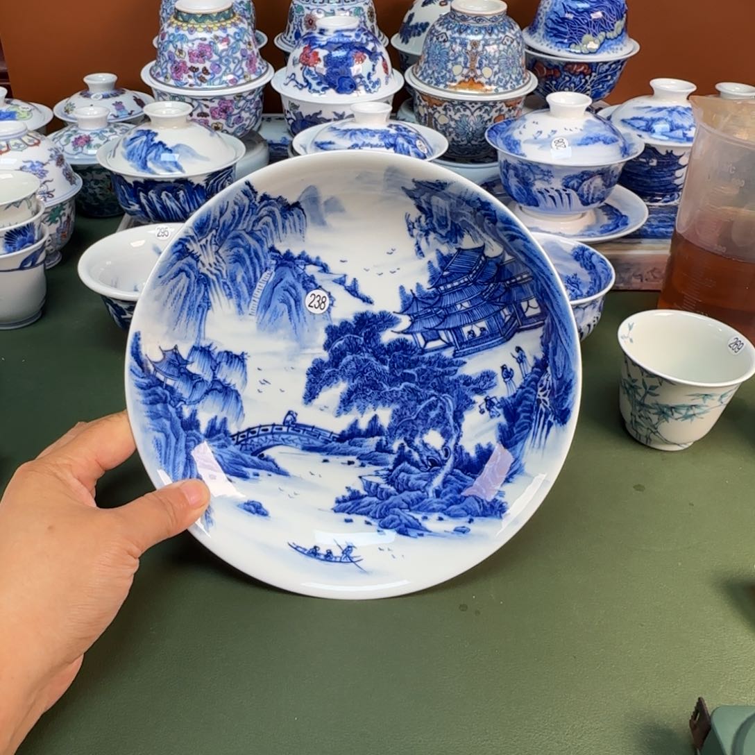 景德镇纯手绘茶具圆圆238