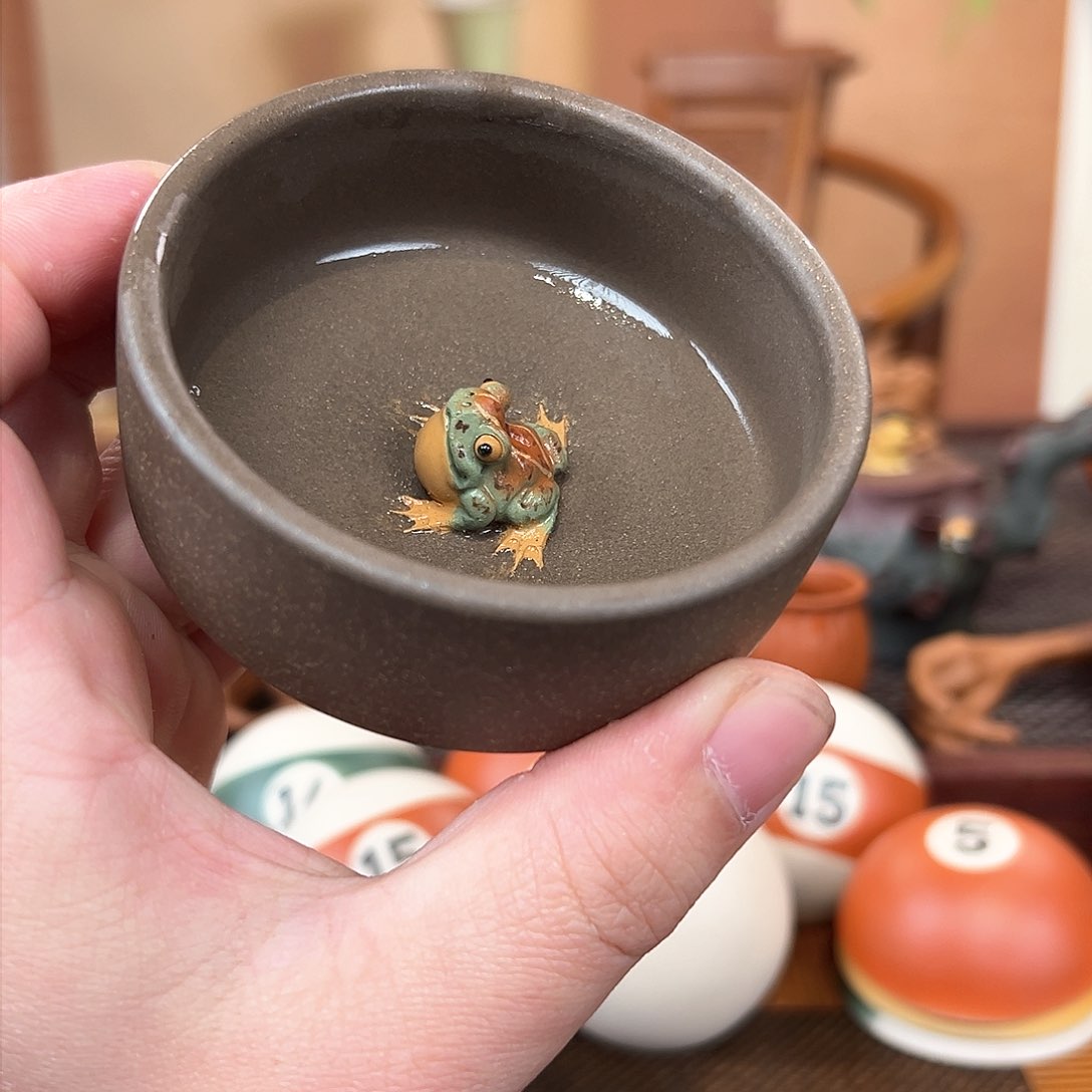 紫砂茶杯听雨晨n口语壶不仅仅