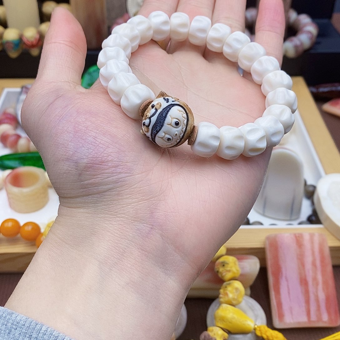 驼骨手串/手链14mm鹿角骨