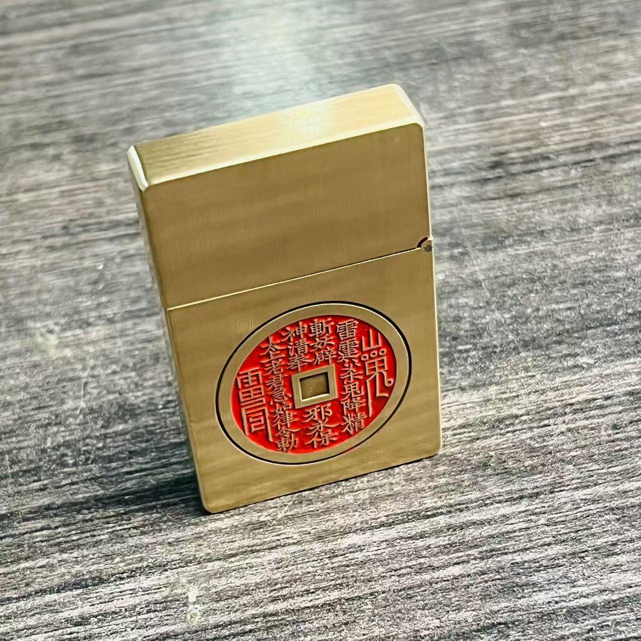 帕伽尼 黄铜 平安符 手工填彩 3500 打火机