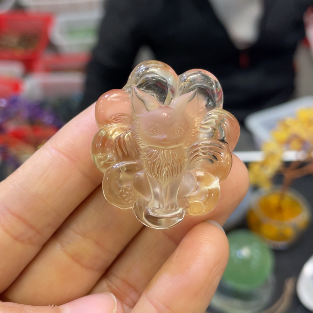 紫****未镶嵌水晶珠宝半成品吊坠