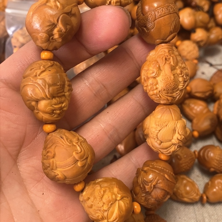 橄榄核手串/手链数*橄榄微瑕30号