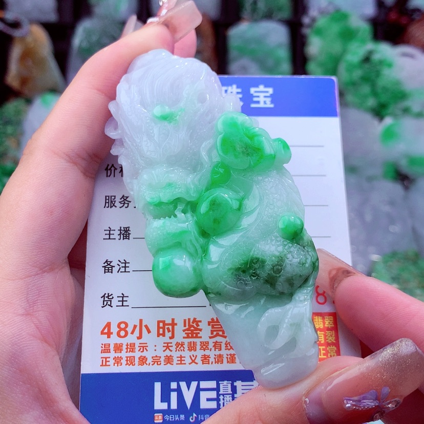 【闪购商品】翡翠颈饰未镶嵌挂件