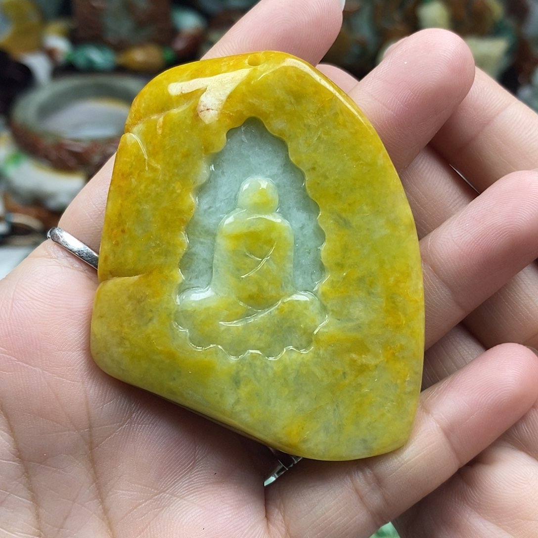 颈饰未镶嵌翡翠牌子