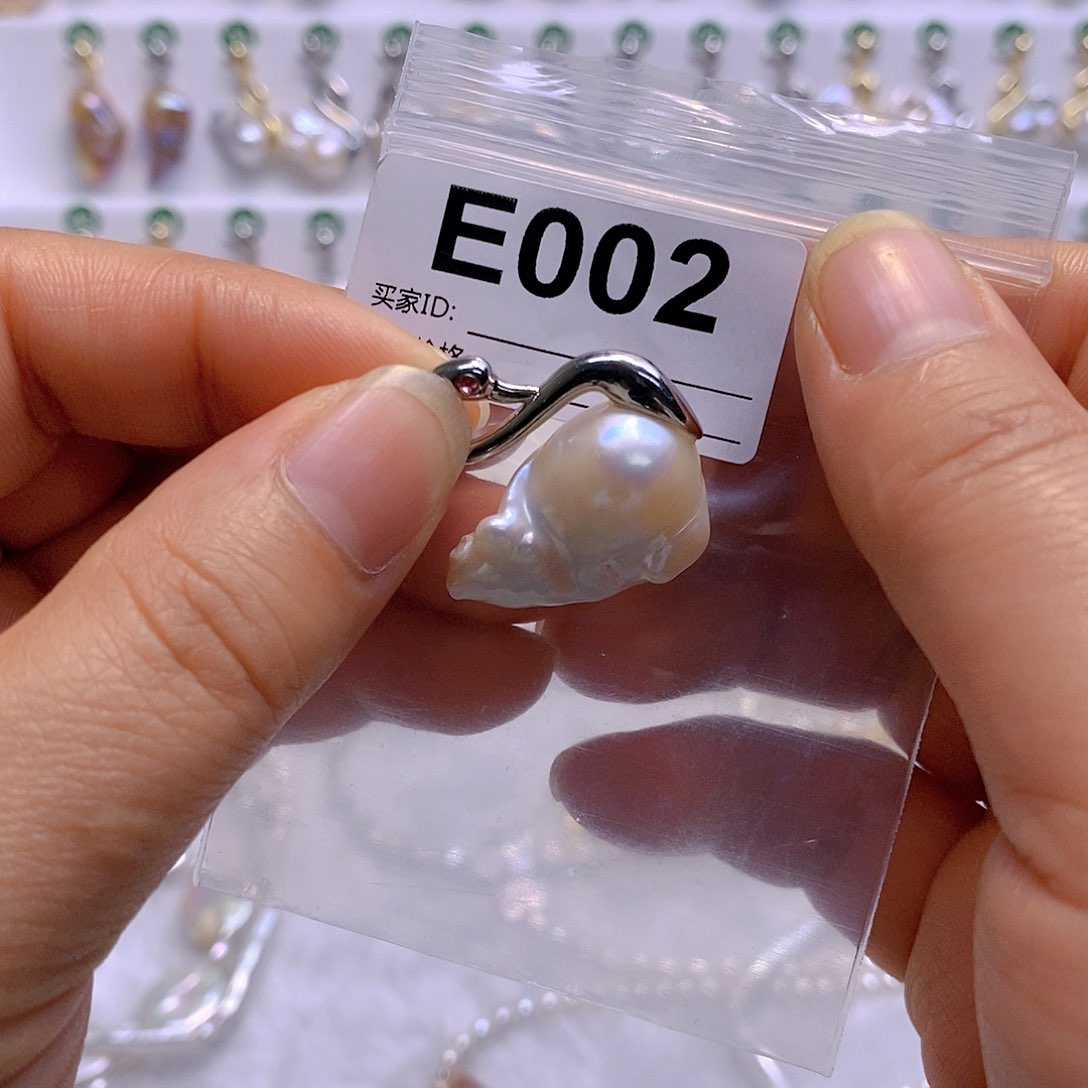 淡水珍珠颈饰银S925镶嵌