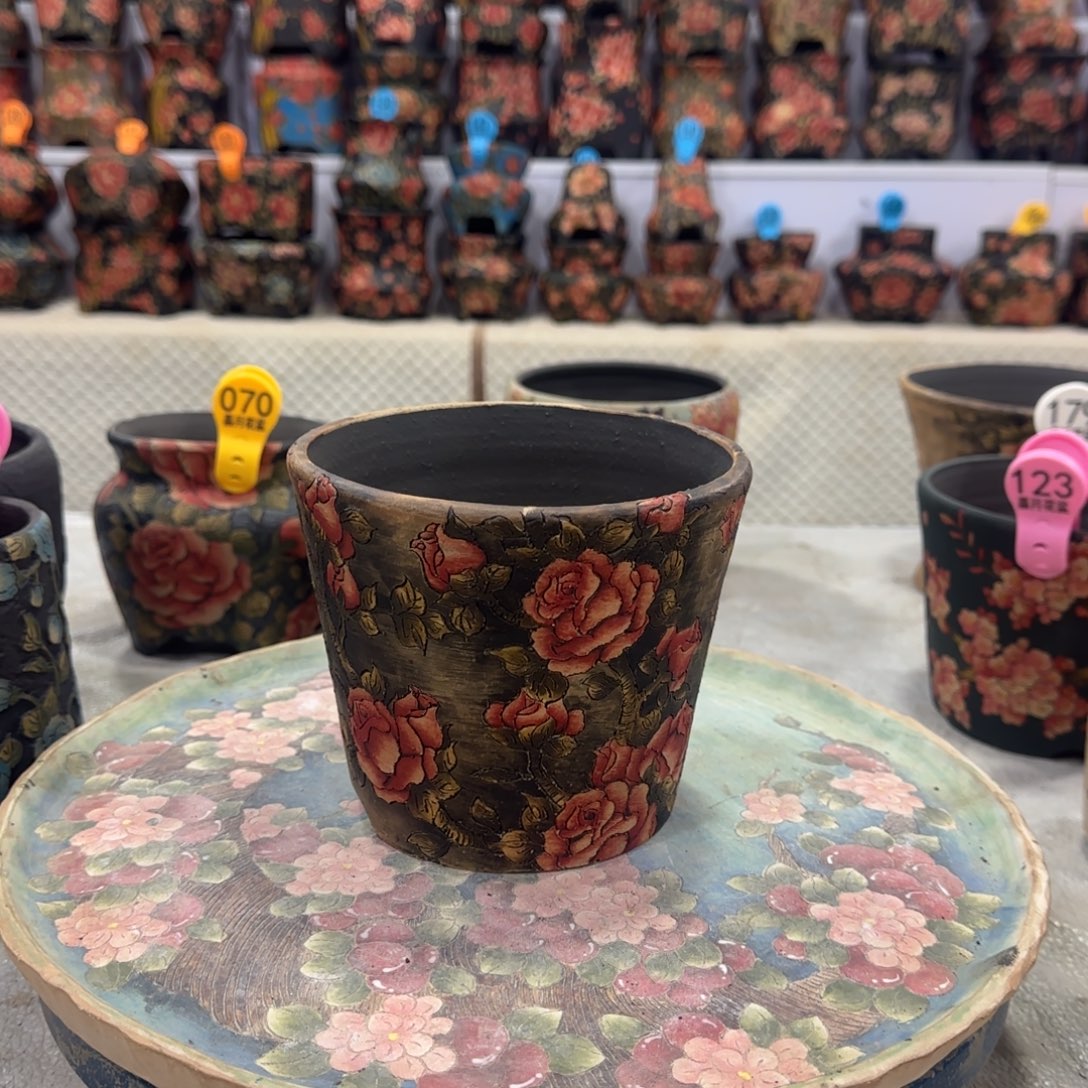 明***明无纺布精品多肉花盆花瓶