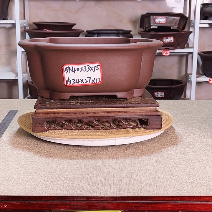 紫砂花盆紫砂花盆