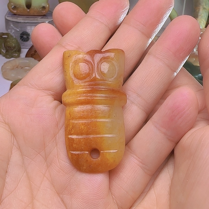 和田玉未镶嵌吊坠(不含链)