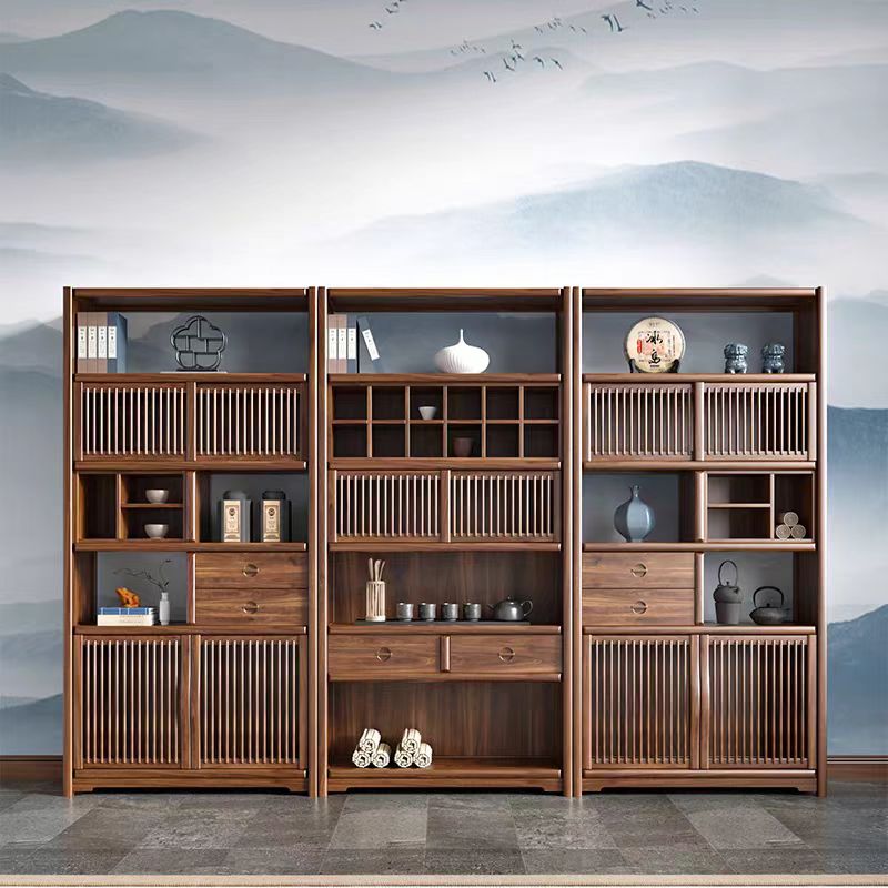 榆木移动新中式榫卯结构架多宝格储藏艺术民俗民风