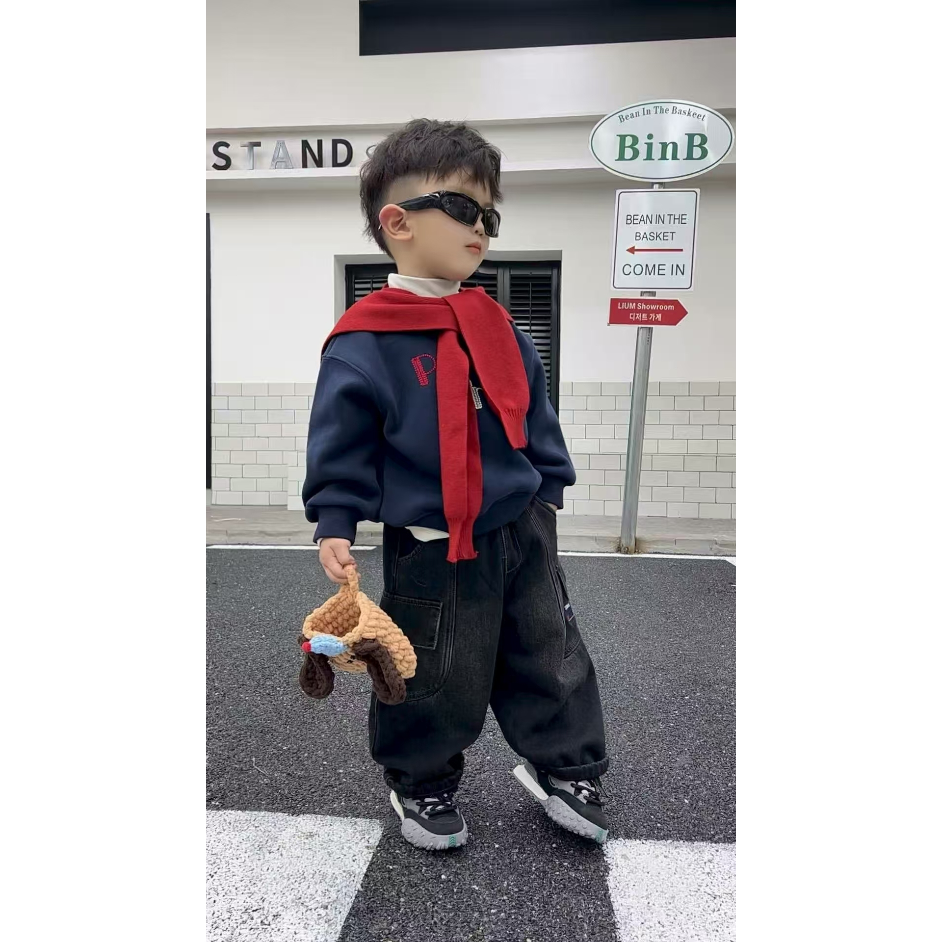 【棉逗熊品牌】男童韩版秋季休闲男童百搭卫衣-17109