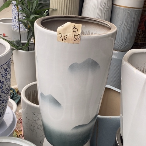 高腰锥形山水大号30/50