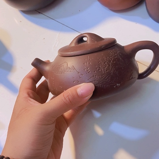 全手工制作宜兴紫砂壶微瑕