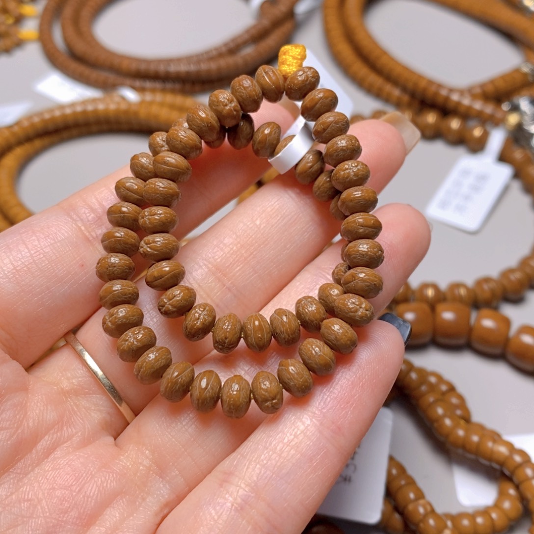 紫金鼠手串12.鼠尖料雕刻小凤眼手持6.0