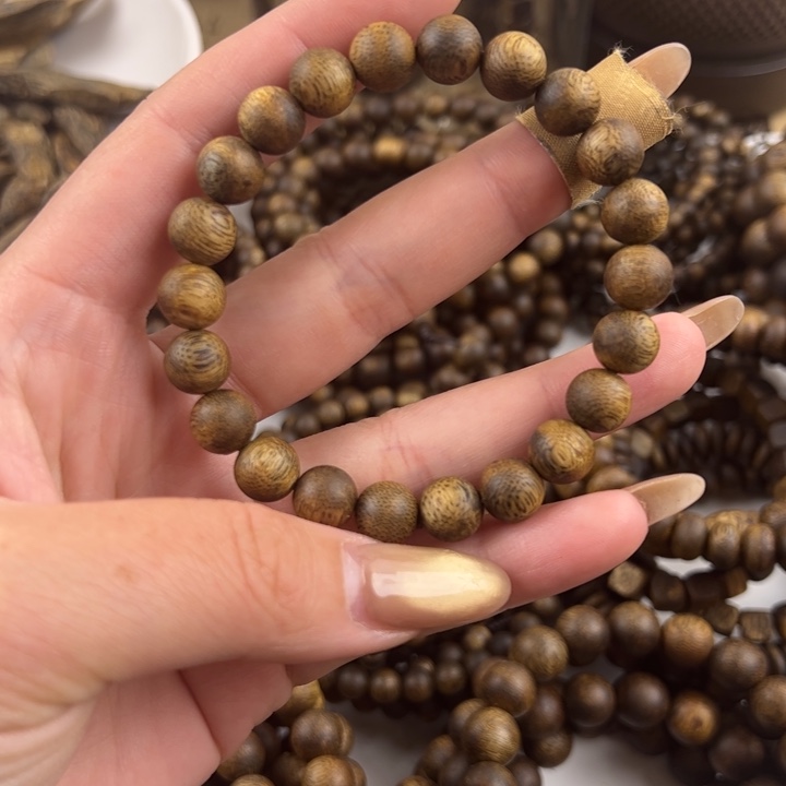 沉香香囊沉香卡9圆珠单圈