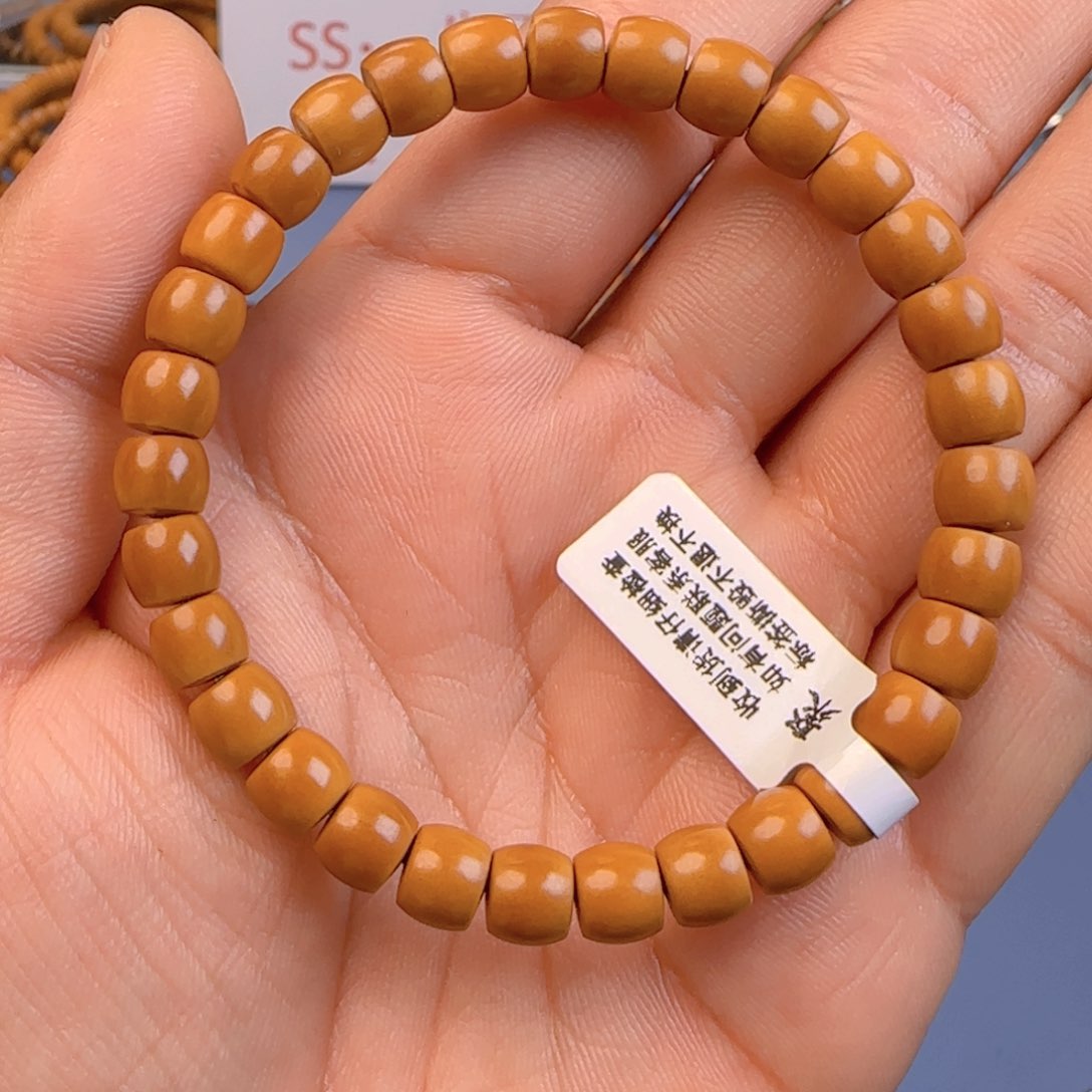 橄榄核手串核尖直切尺寸7.2ss