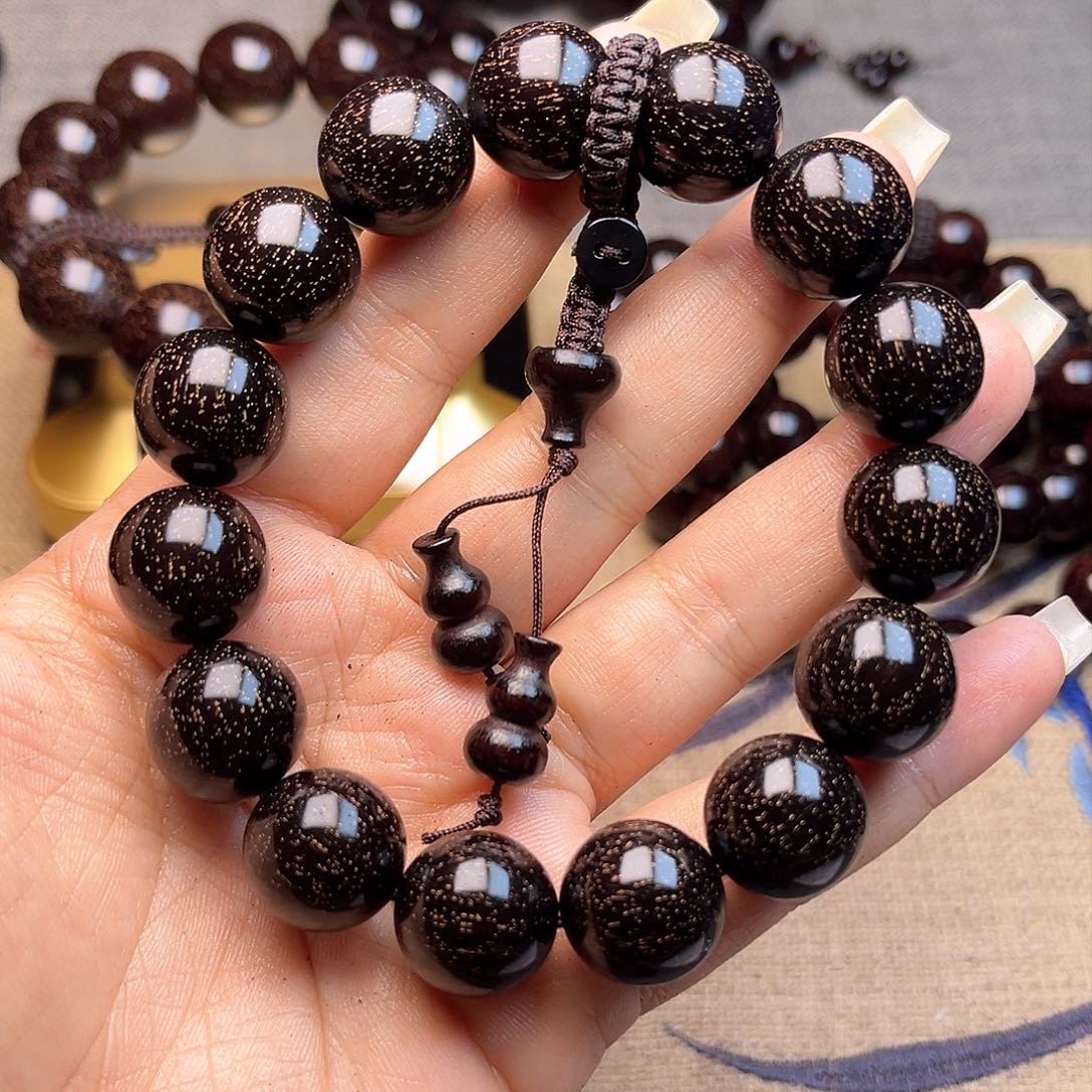 檀香紫檀（小叶紫檀）三*、1.5 15颗爆星