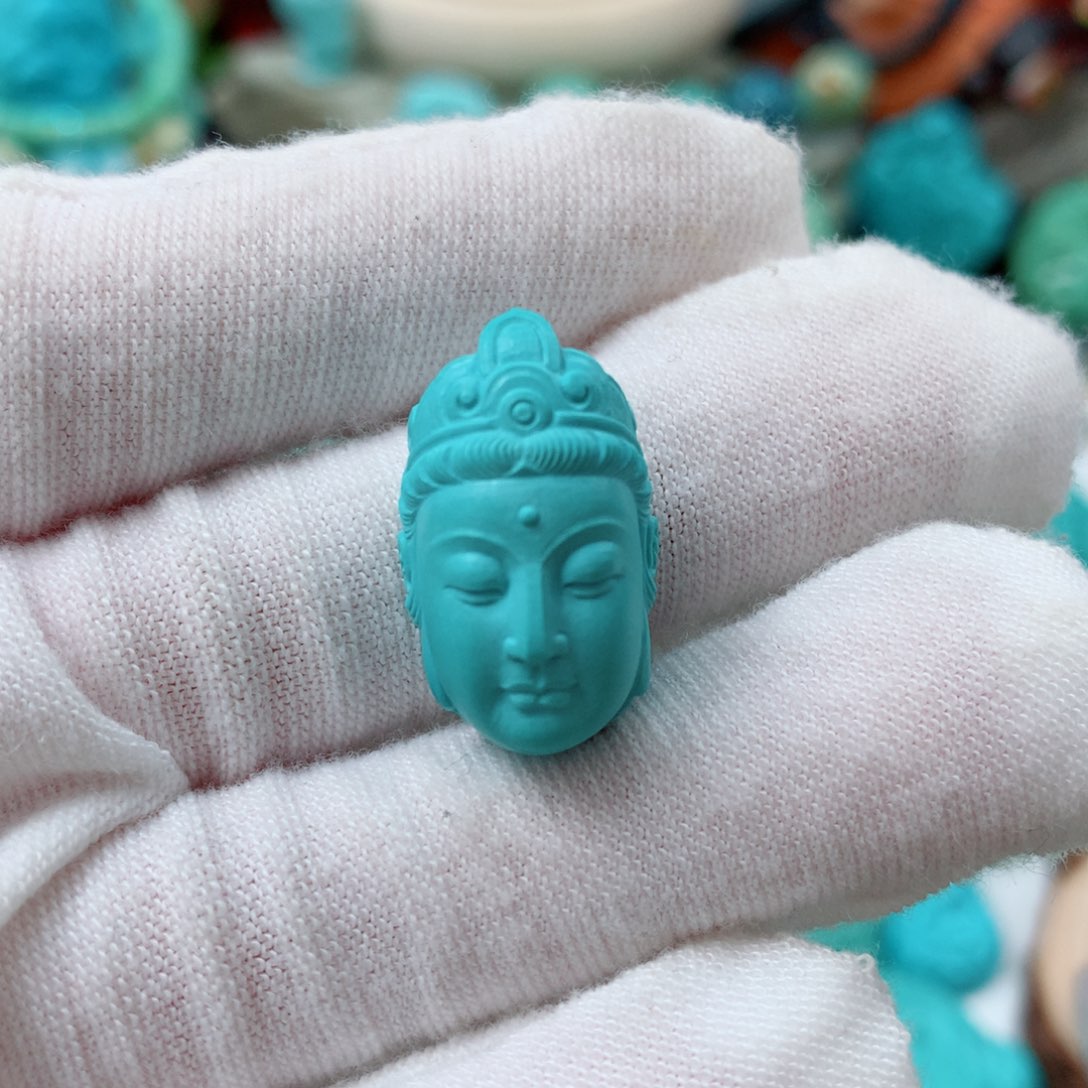 绿松石未镶嵌珠宝半成品