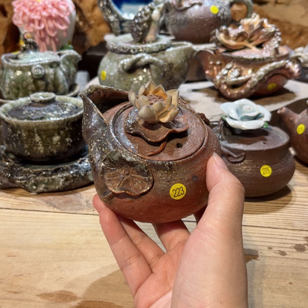 【闪购商品】柴烧柴烧茶具茶杯宝瓶223