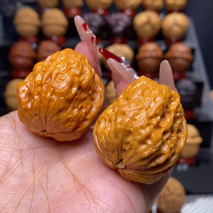 文玩核桃把件龙脊妖蝉44号