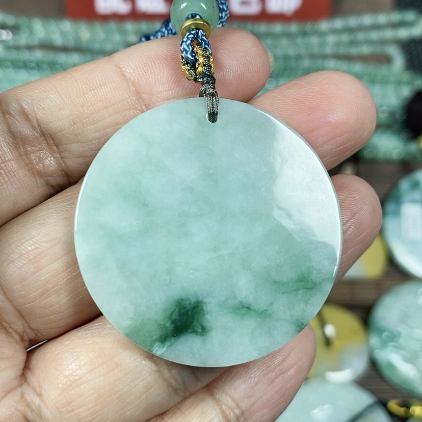 【闪购商品】翡翠颈饰未镶嵌玉吊坠翡翠玉无事牌小款