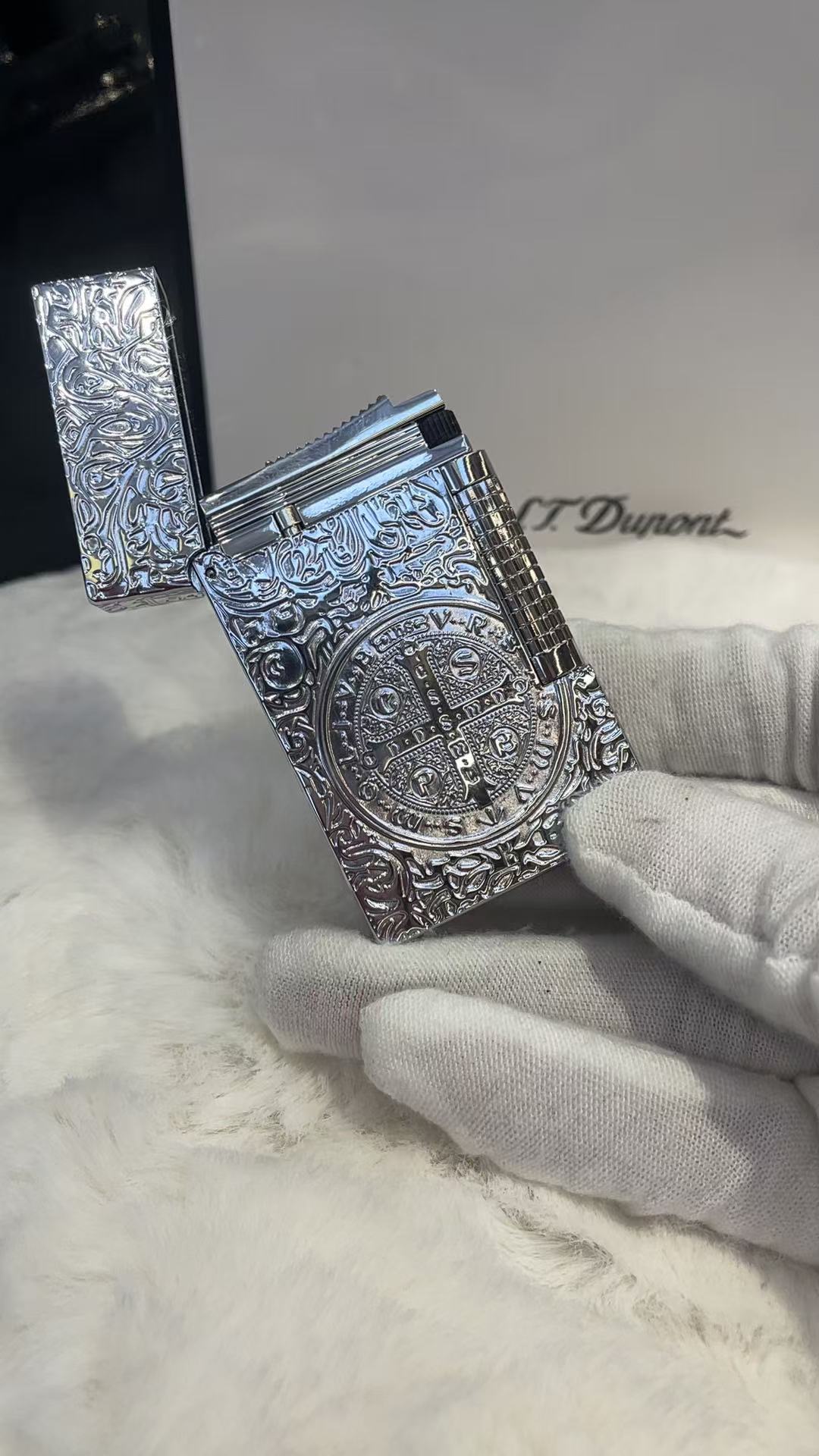 康斯坦丁 纯黄铜朗声打火机高档复古适合送男士的商务生日礼物