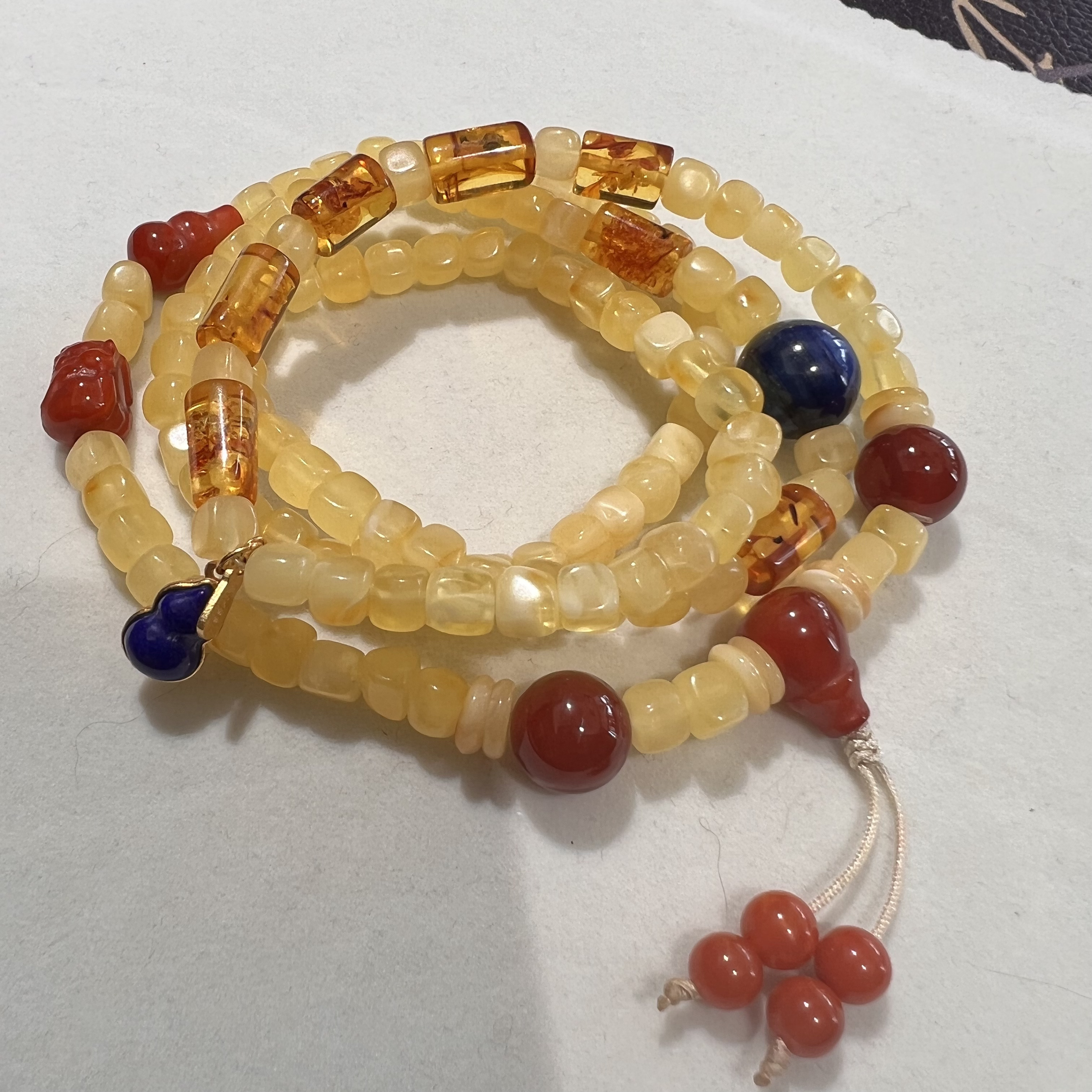 非金属棉绳项链 赤橙冰蓝｜饰品（蜜秘）系列