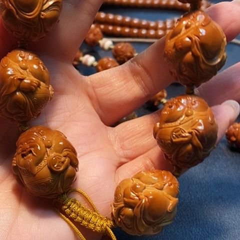 橄榄核手串/手链珍**在橄榄雕