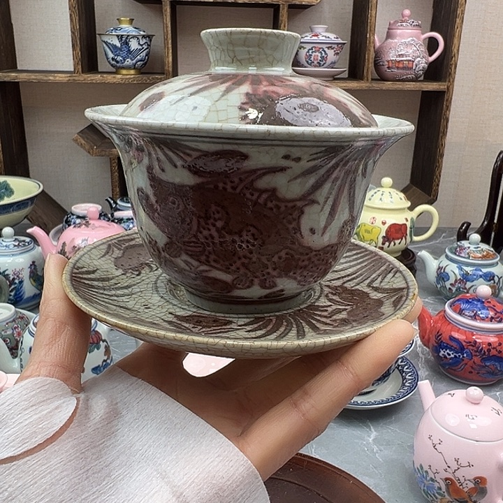 摆件陶景德镇陶瓷567老厂瓷129