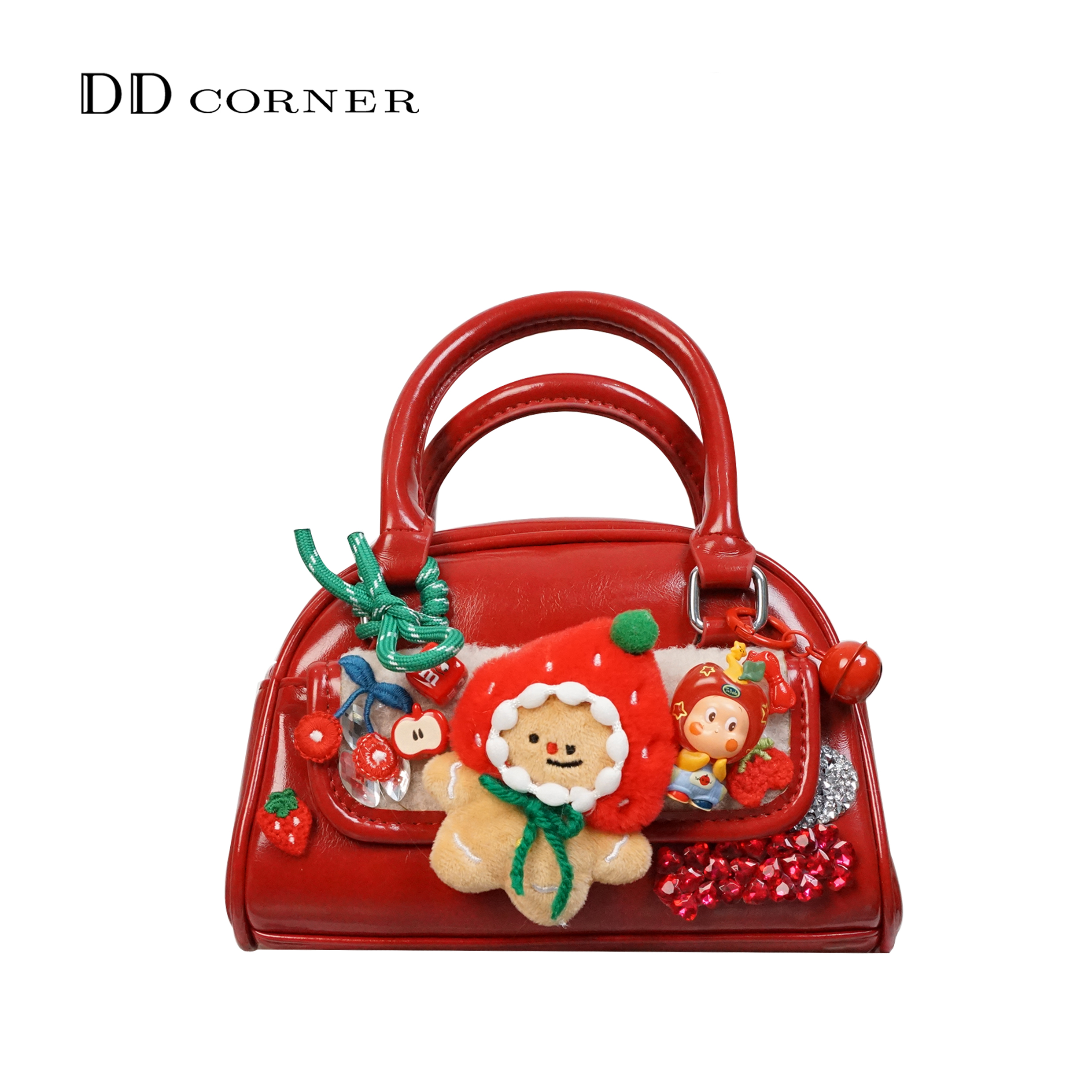 丁当角 姜宝原创手工包包简约时尚手拎包可爱精致生日礼物礼品