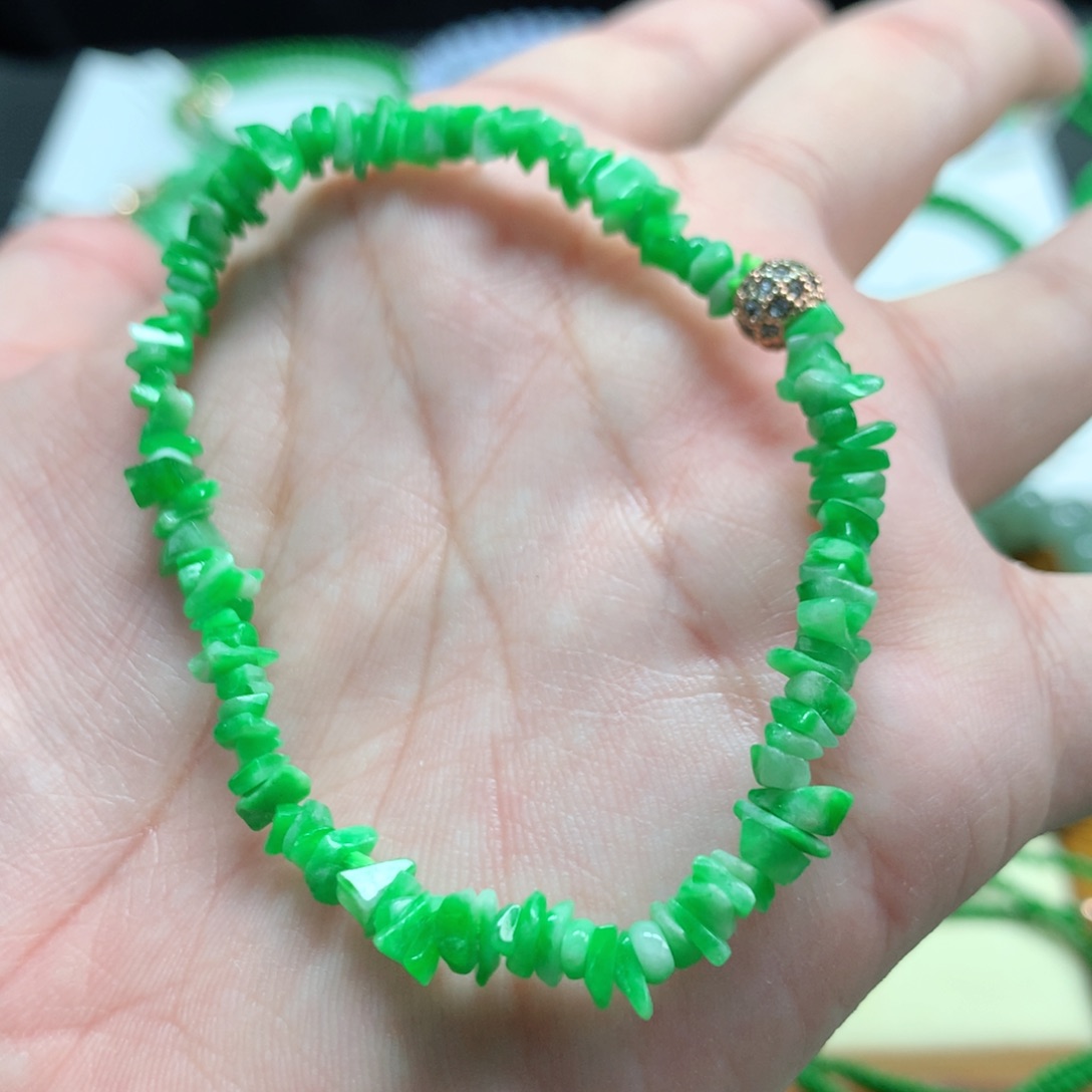 翡翠未镶嵌手链翡翠