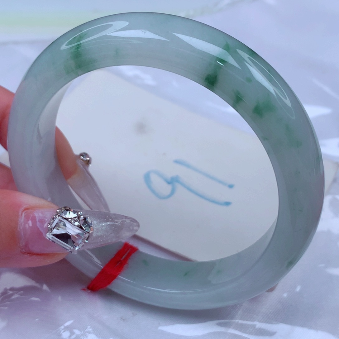 翡翠手镯未镶嵌天然缅甸翡翠A货手镯