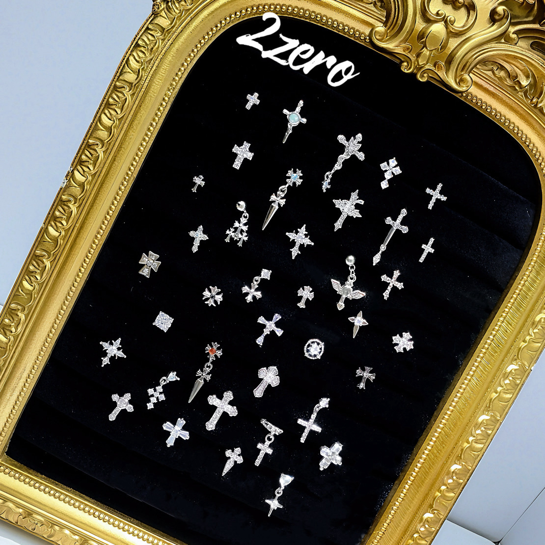 钛钢耳饰 十字架小众合集十字架耳钉2025新款爆款高级精致耳骨钉