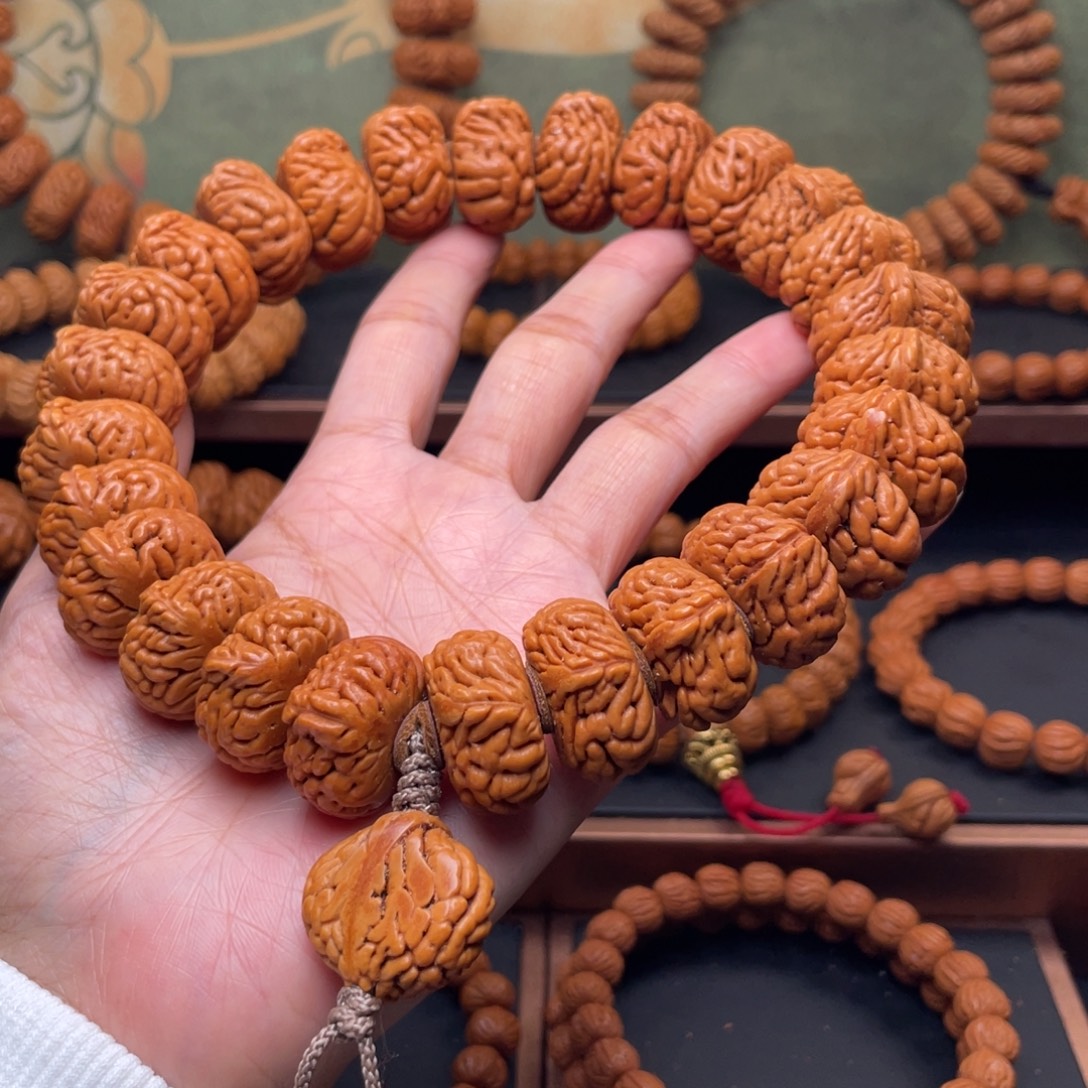 桃核吊坠22麒麟纹