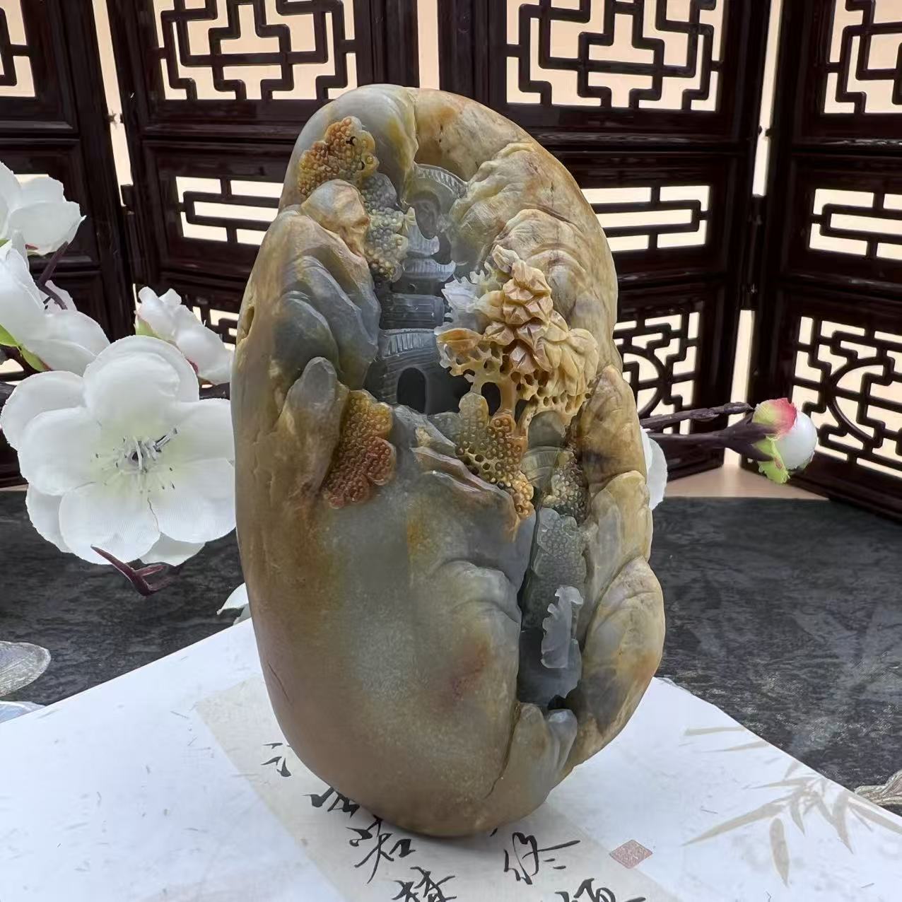 A1078 和田玉小摆件 MN631201257