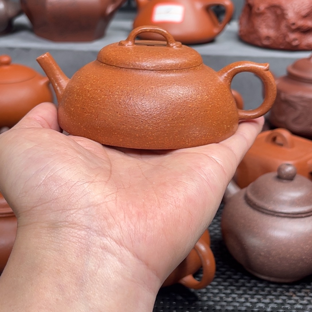 紫砂茶壶紫砂艺术茶具套装红降坡