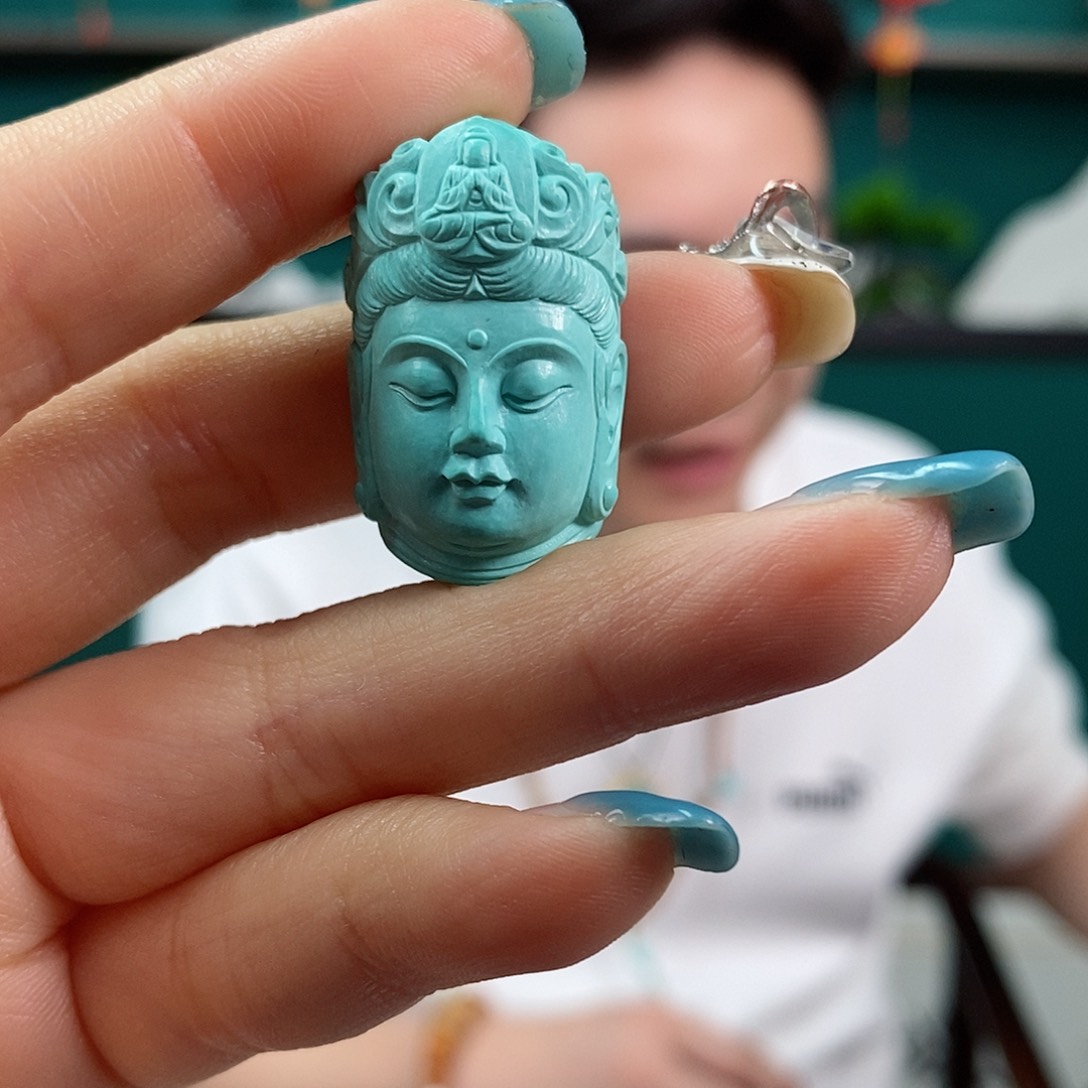 绿松石珠宝奇石未镶嵌