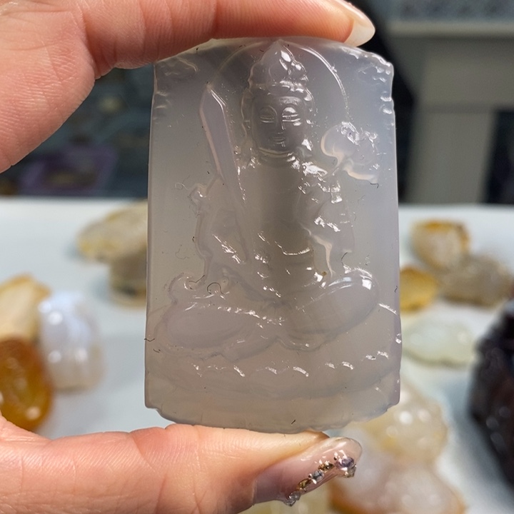 玛瑙/玉髓吊坠(不含链)未镶嵌