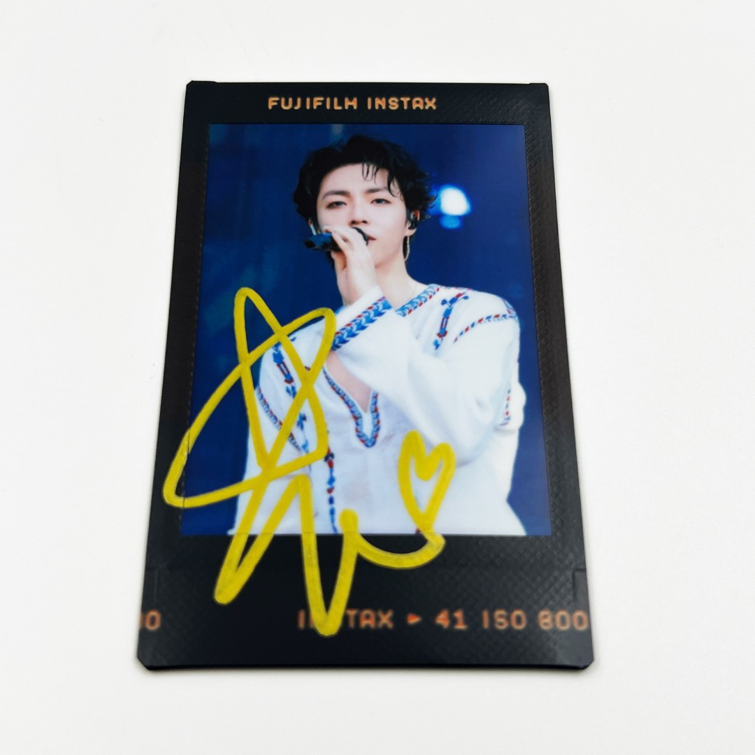 【陈立农】私渠签名正品白边三寸拍立得照片