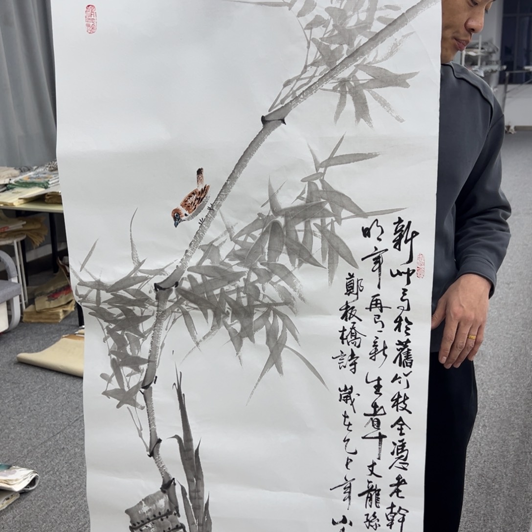 国画纯手绘字画宣纸