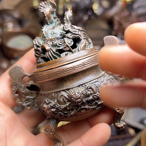 铜制工艺把玩摆件