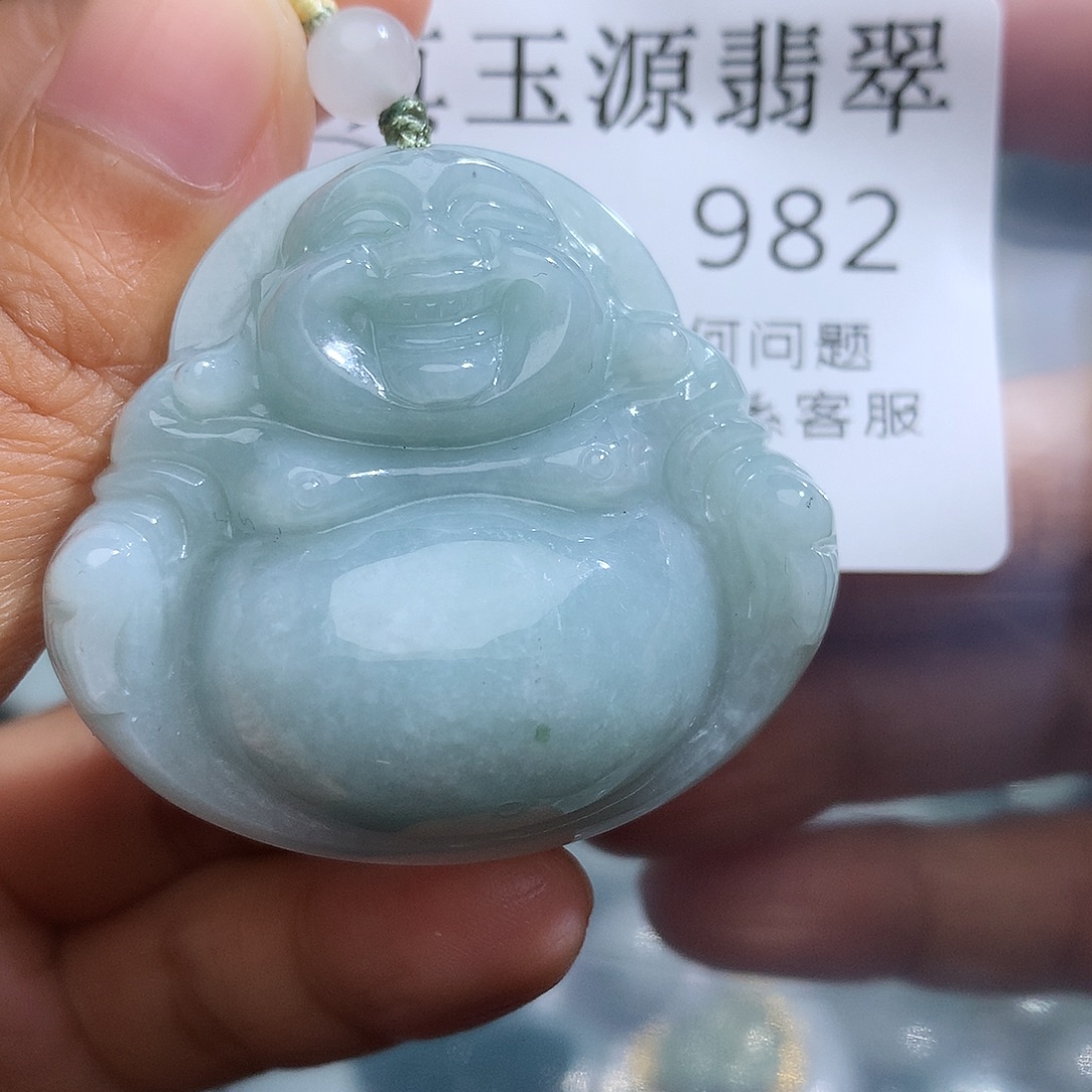 翡翠未镶嵌颈饰982