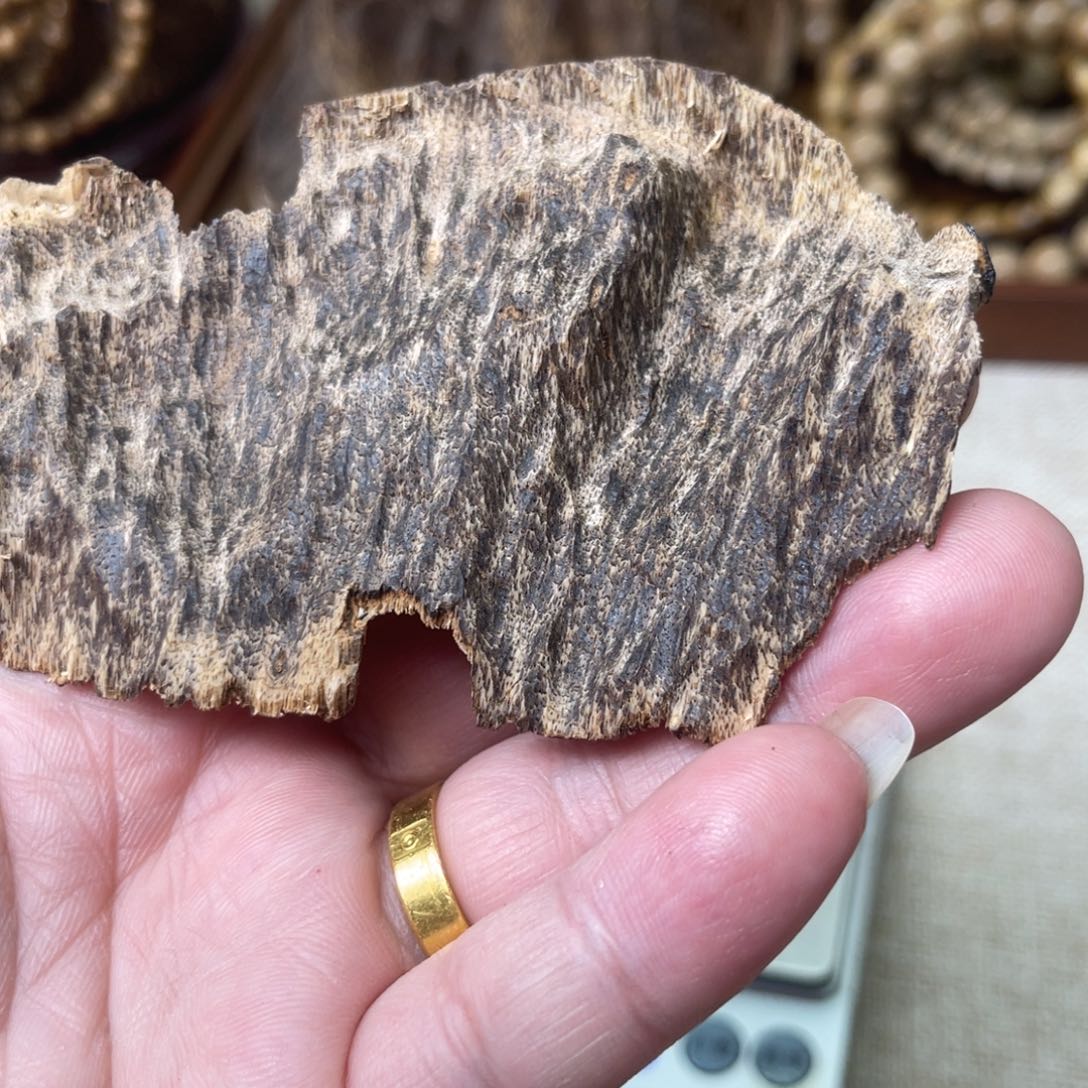 香料海南沉香野料黑油老头6.8克